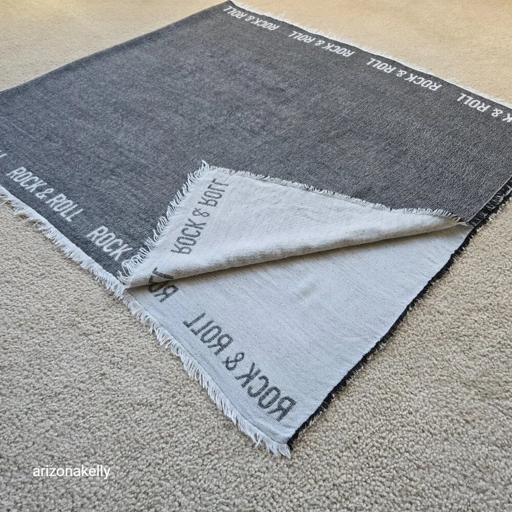 Saint & Sofia Rock & Roll Wool Blend Scarf
